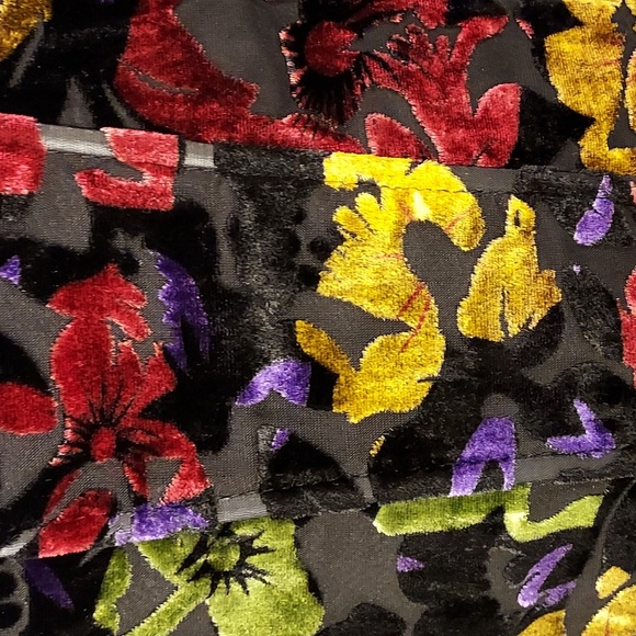 DO NOT BUY- SOLD NWT Dolls Kill Current Mood Floral Velvet Mini Dress - Picture 5 of 9